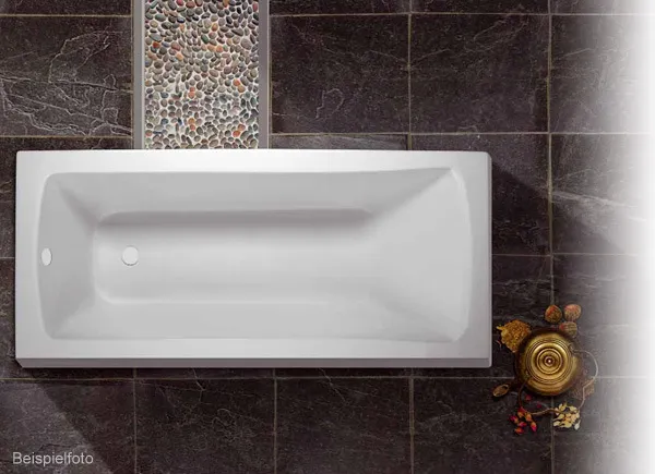 Mauersberger jucunda Acryl-Badewanne Rechteckform jucunda 170/75 uno 1700x750x485, weiß