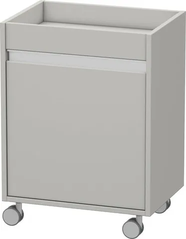 Duravit Rollcontainer „Ketho“ 50 × 67 × 36 cm in Betongrau Matt