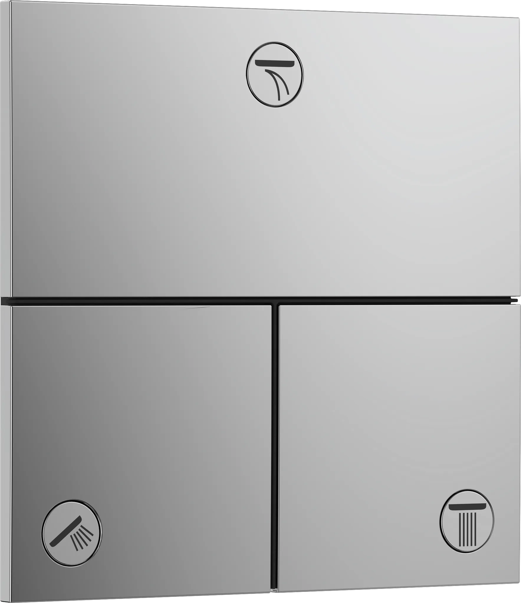 ShowerSelect Comfort E Ventil Unterputz für 3 Verbraucher Chrom ShowerSelect Comfort E Ventil Unterputz für 3 Verbraucher Chrom