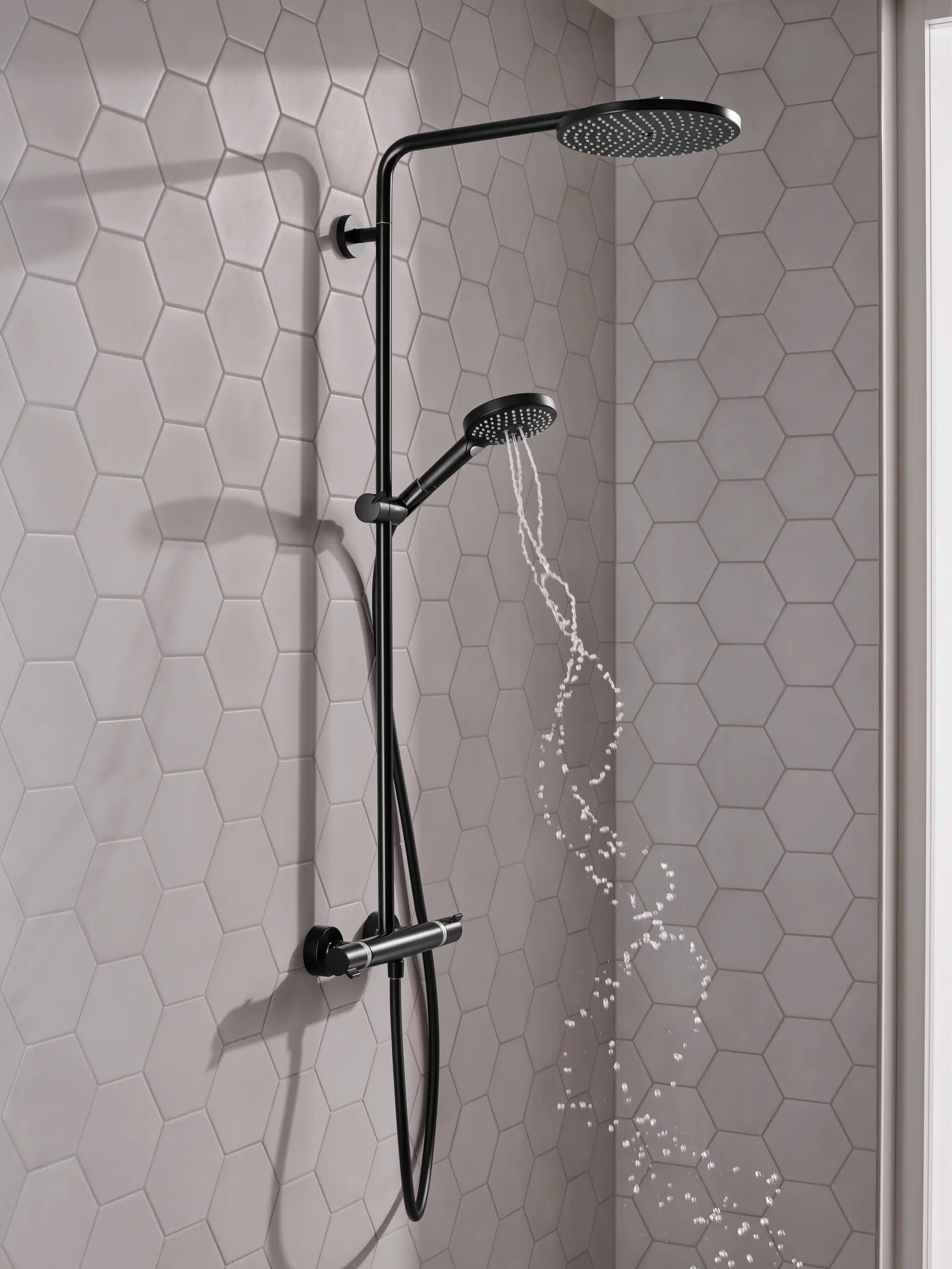 Showerpipe Raindance Select S 240 1jet PowderRain chrom Showerpipe Raindance Select S 240 1jet PowderRain chrom
