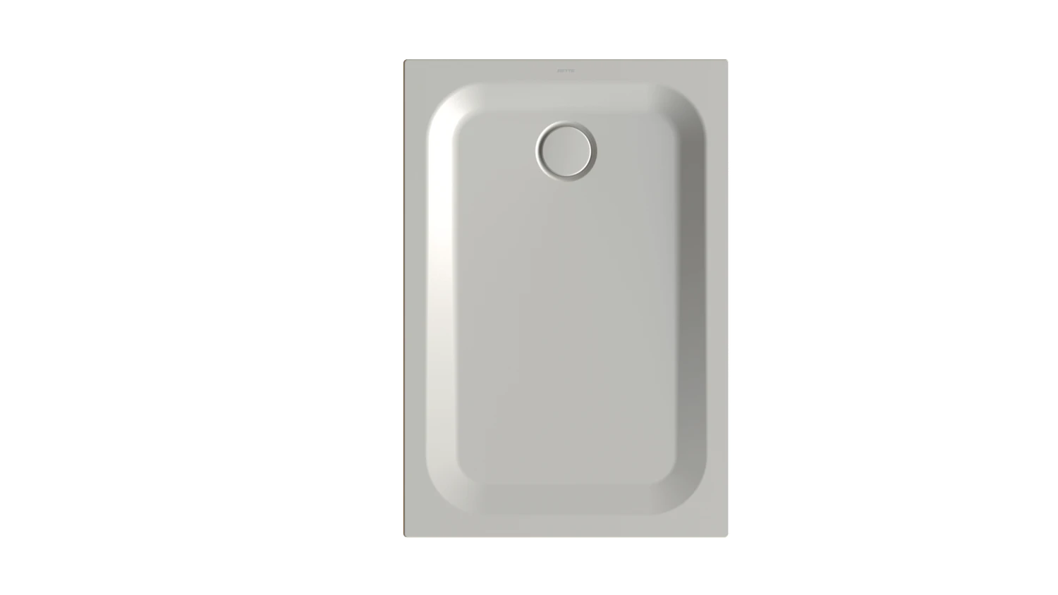 Bette rechteck Duschwanne „BetteUltra“ 1100 × 750 mm mit BetteAntirutsch Pro, ohne Oberflächenveredelung, ohne Wannenträger, in Silver