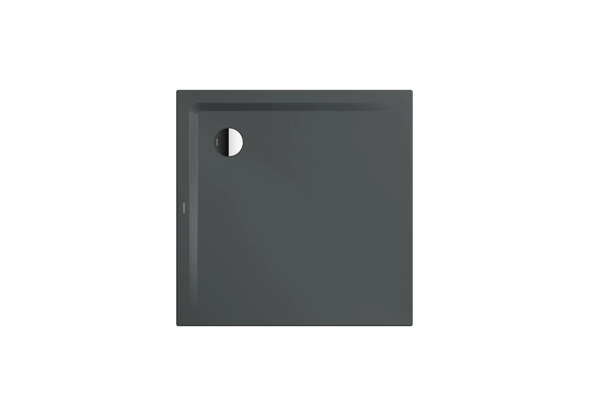 Kaldewei SUPERPLAN Duschfläche 1000x1000 mm, warm grey 85, Secure Plus Antislip, bodengleich, Eckablauf Kaldewei SUPERPLAN Duschfläche 1000x1000 mm, warm grey 85, Secure Plus Antislip, bodengleich, Eckablauf