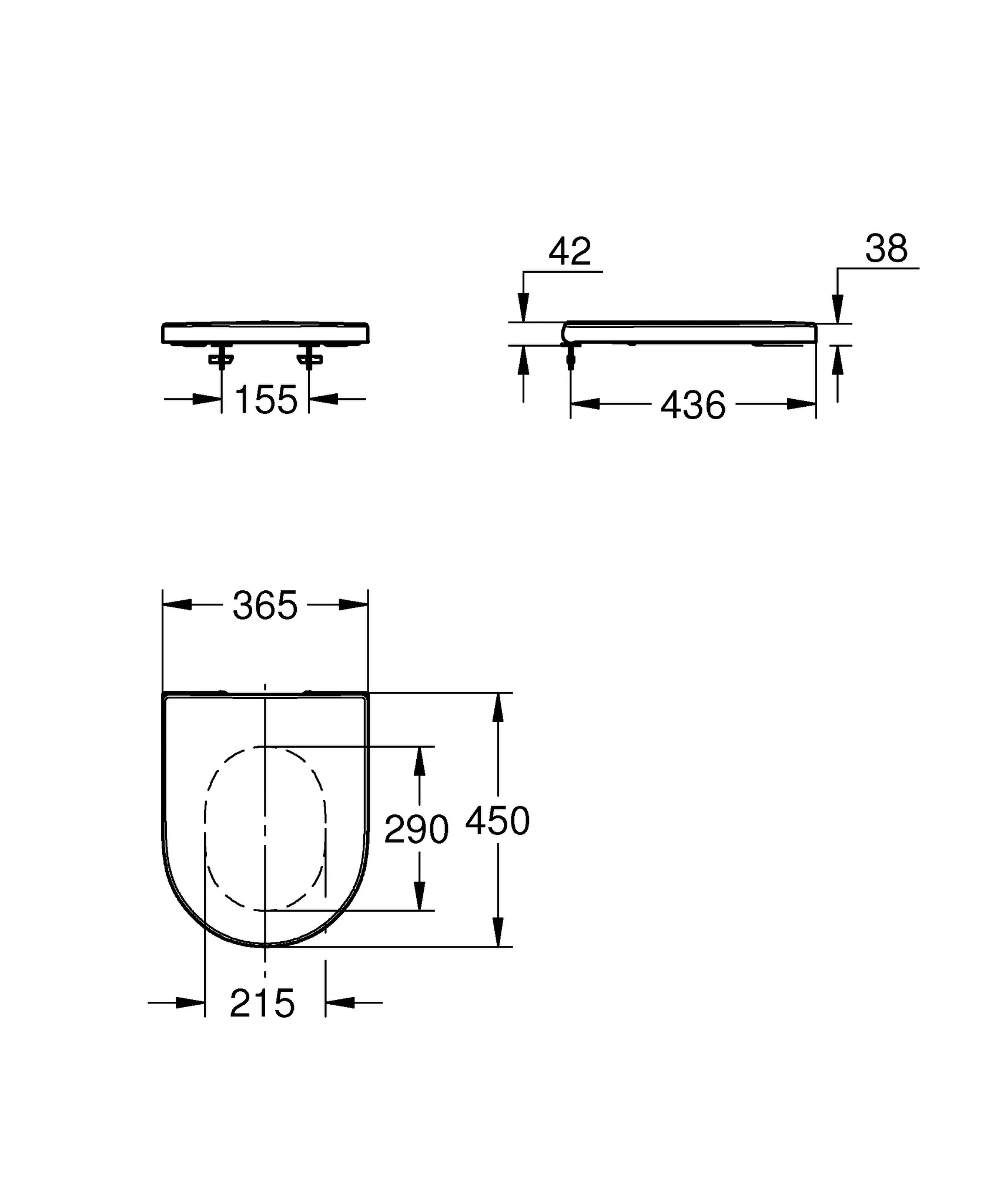 Grohe WC-Sitz „Euro Keramik“