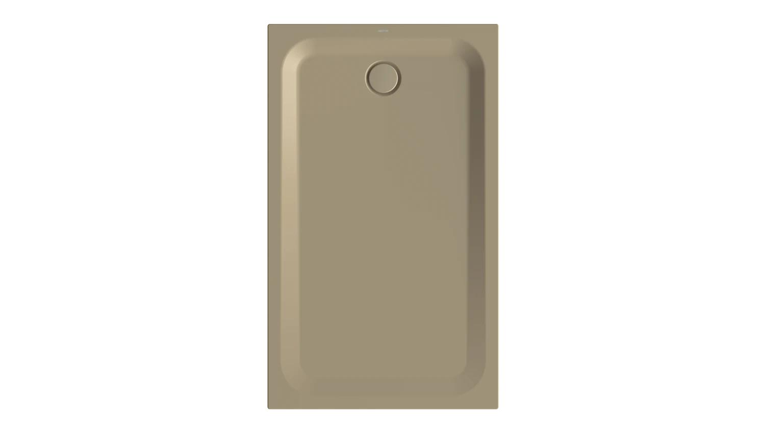 Bette rechteck Duschwanne „BetteUltra“ 1500 × 900 mm mit BetteAntirutsch Pro, ohne Oberflächenveredelung, ohne Wannenträger, in Hazel