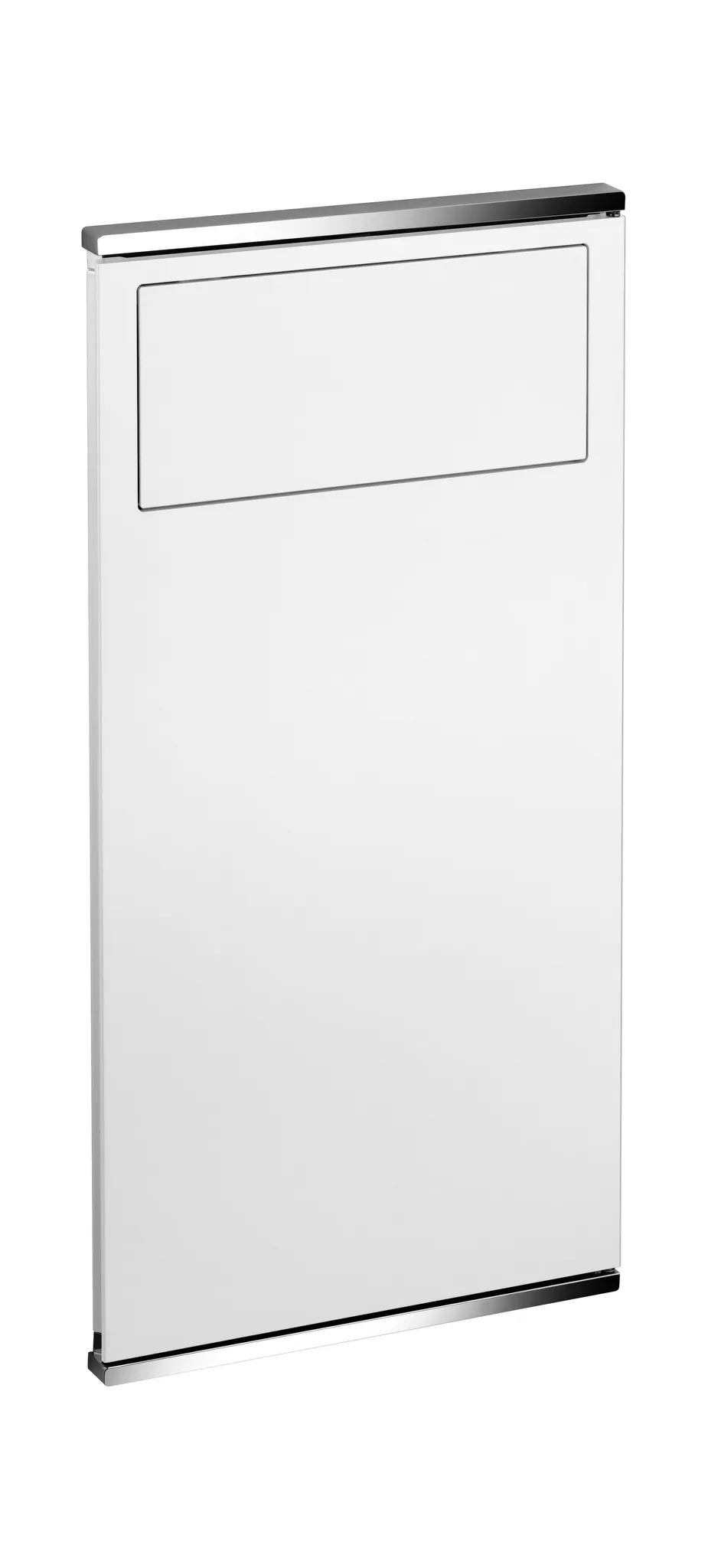 Plan Integral Modul Waschtisch 1 Anschlag links 326 x 625 x 143 mm verchromt/weiß