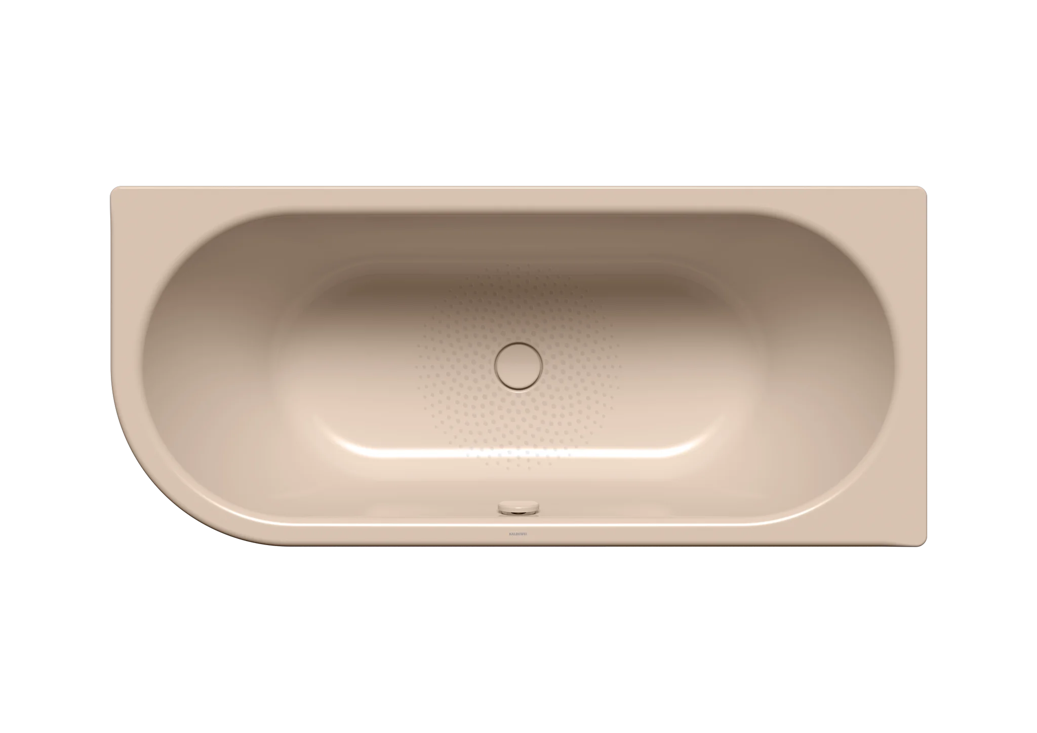 Kaldewei CENTRO DUO 1 LINKS Badewanne, oval, 1700 x 750 mm, 460 mm Tiefe, bahamabeige, Antislip