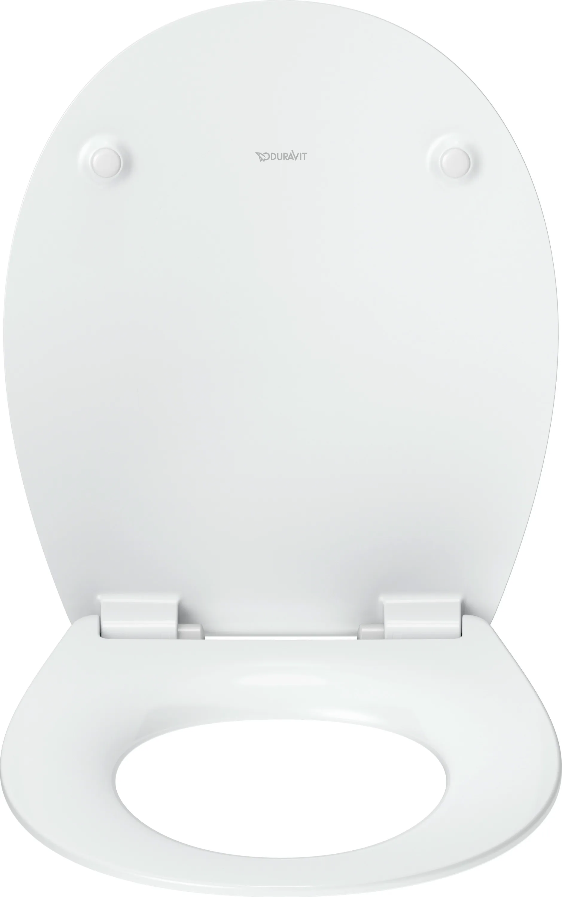 Duravit Univ. WC-Sitz Oval Tief 448mm, Ülap., Absenkaut.,abnehmb.,Scharn. Edelst.,Weiß