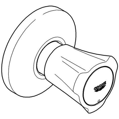 Grohe Costa UP-Ventil Oberbau 19855_1, chrom Grohe Costa UP-Ventil Oberbau 19855_1, chrom