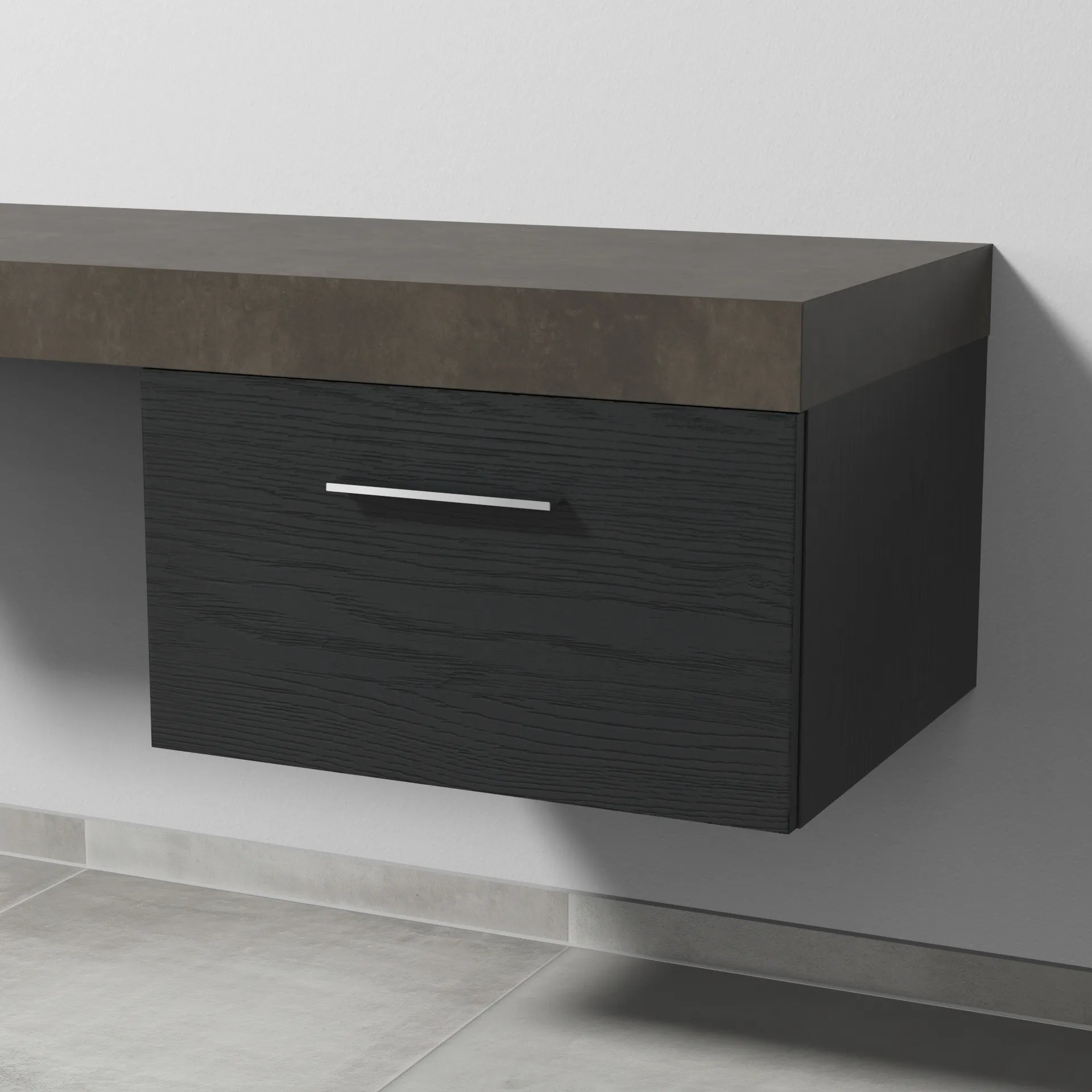 Sanipa Anbauschrank „2morrow“ 600 × 340 × 520 mm in Black Oak