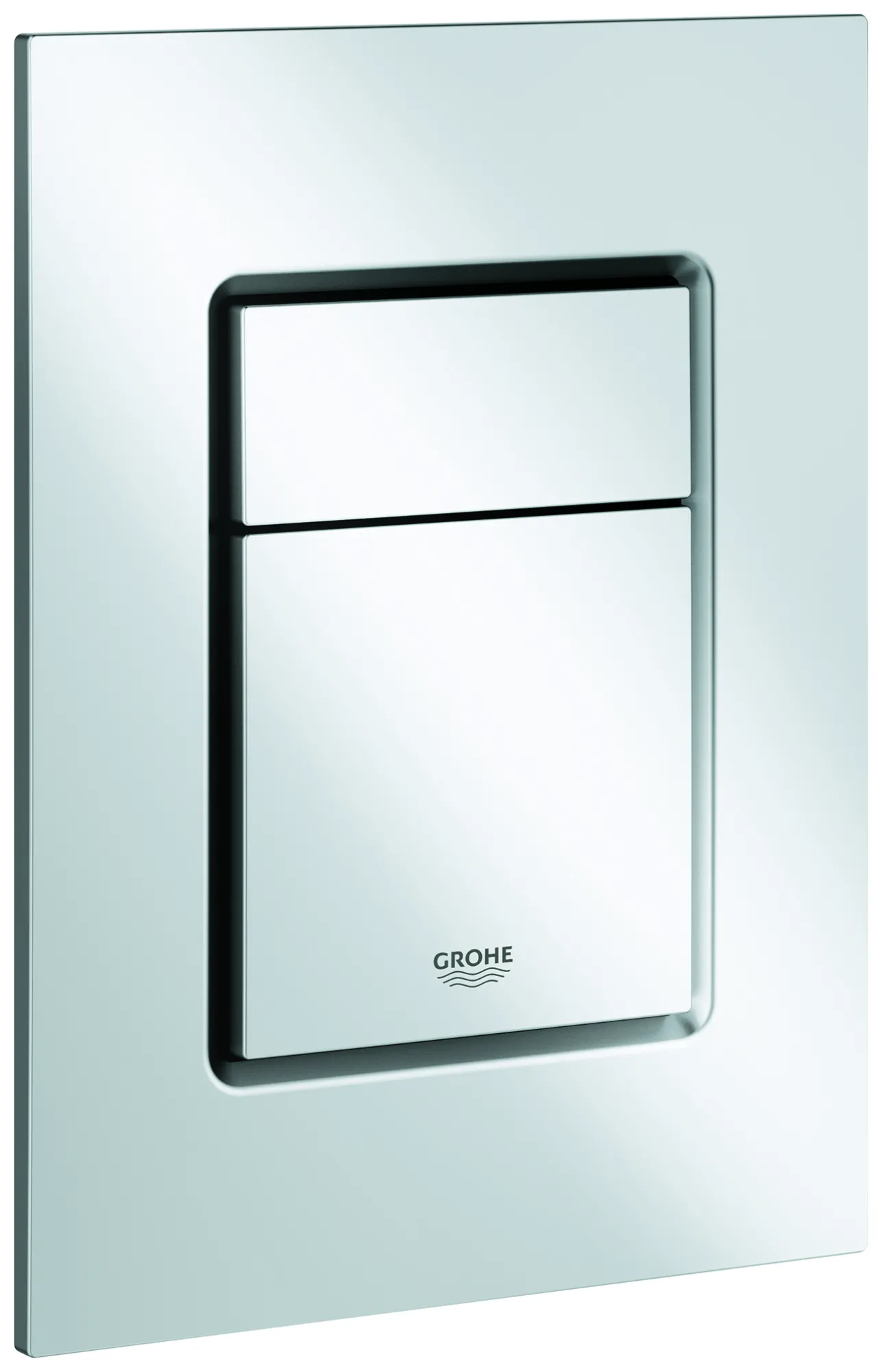 WC-Betätigung Skate Cosmopolitan S 37535, 2-Mengen- und Start & Stopp-Betätigung, 130 x 172 mm, für kleinen Revisionsschacht, senkrechte Montage, chrom WC-Betätigung Skate Cosmopolitan S 37535, 2-Mengen- und Start & Stopp-Betätigung, 130 x 172 mm, für kleinen Revisionsschacht, senkrechte Montage, chrom