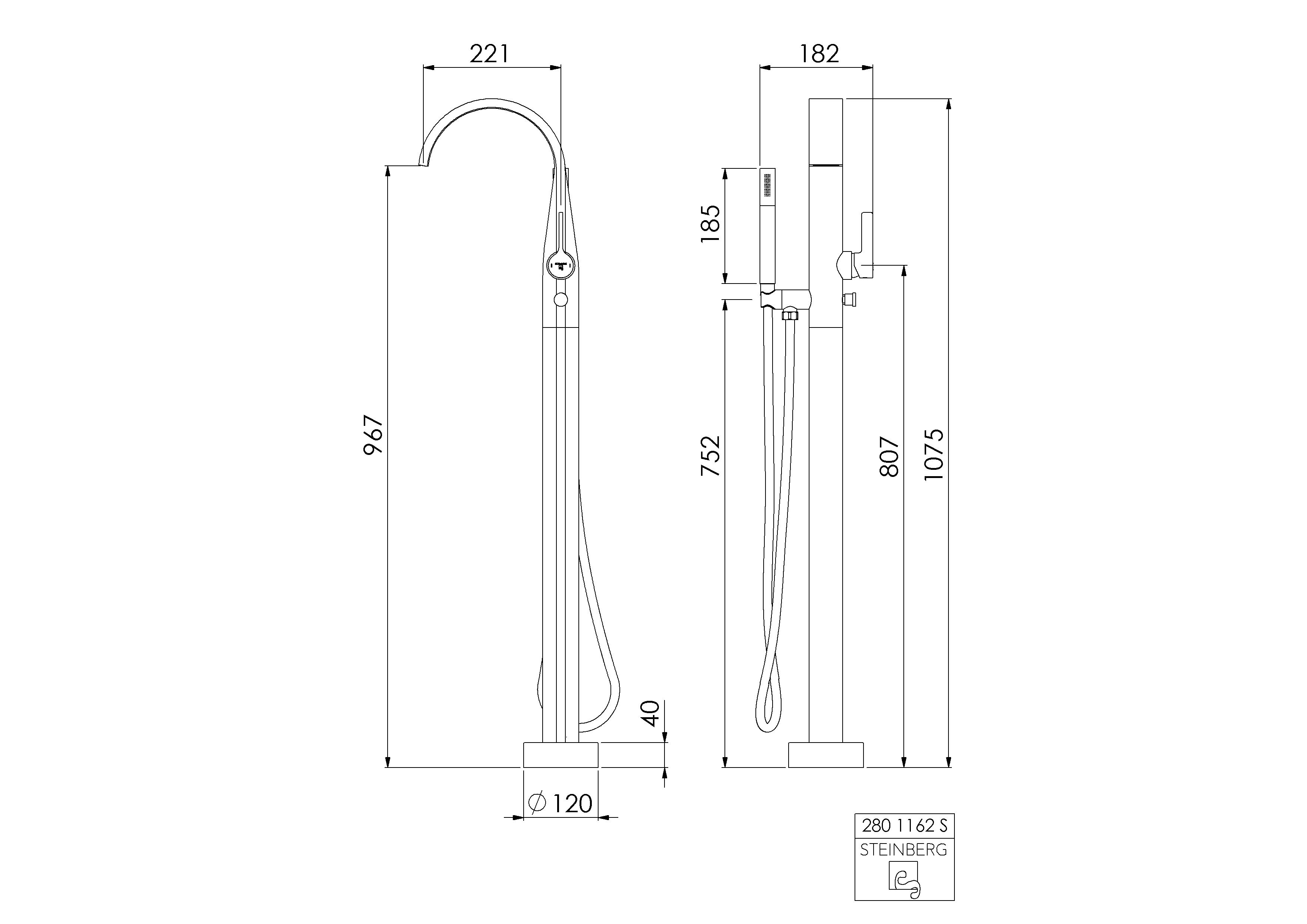 Steinberg Serie 280 Armatur Steinberg Serie 280 Armatur
