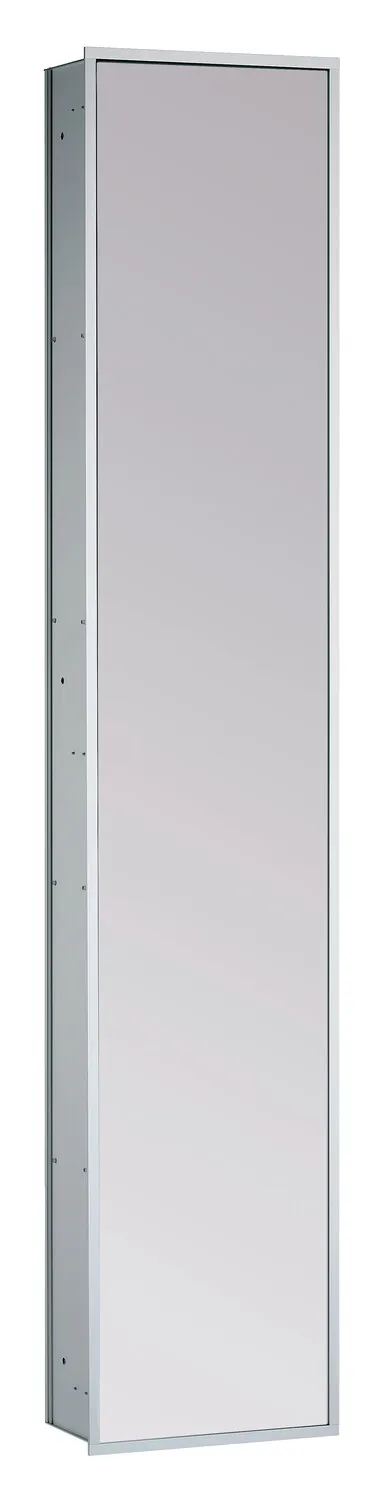 emco Schrank-Modul „asis module 300“ 31,4 × 158,4 × 15,3 cm in aluminium (silber, matt) / Spiegel