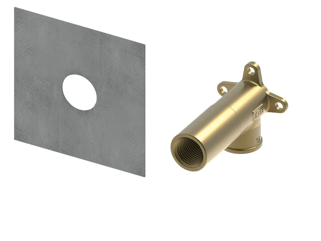 TECEprofil System-Wandscheibe 1/2 × 1/2″ lange Ausführung, Si-Bronze TECEprofil System-Wandscheibe 1/2 × 1/2″ lange Ausführung, Si-Bronze