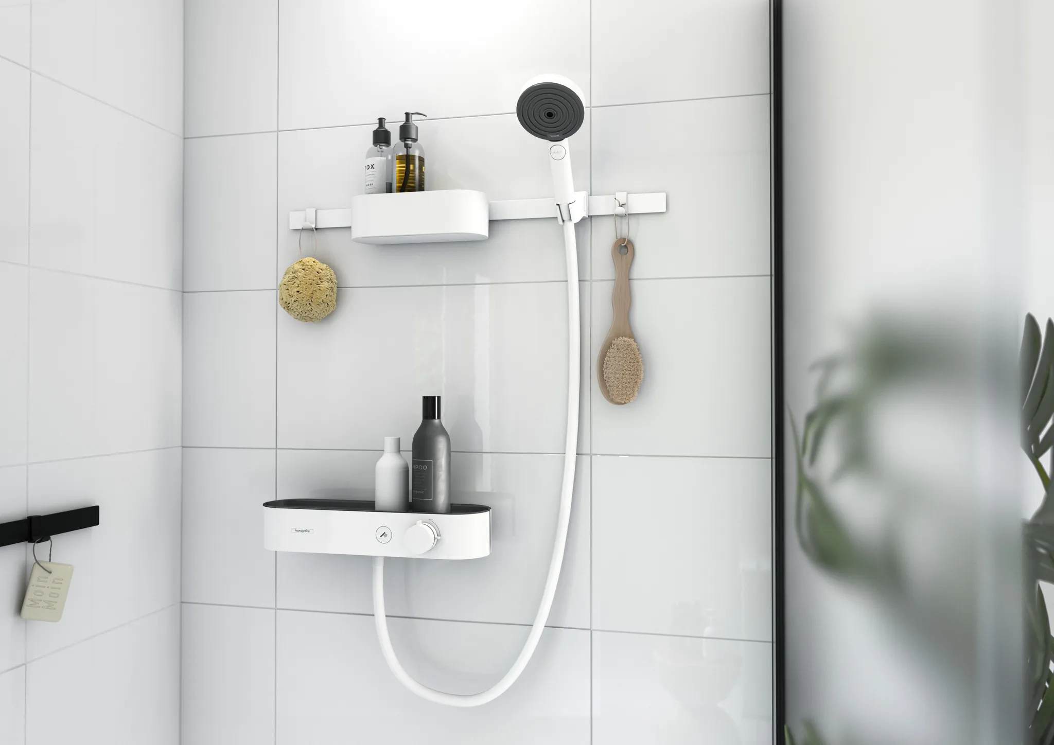 Bundle WallStoris 105 3jet Brausethermosstat 700 mattschwarz