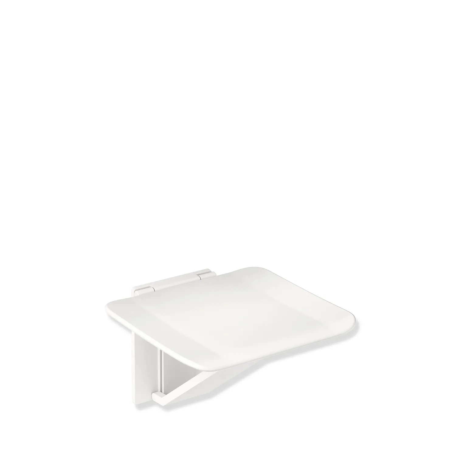 Klappsitz „System 900“ in Signalweiß Klappsitz „System 900“ in Signalweiß