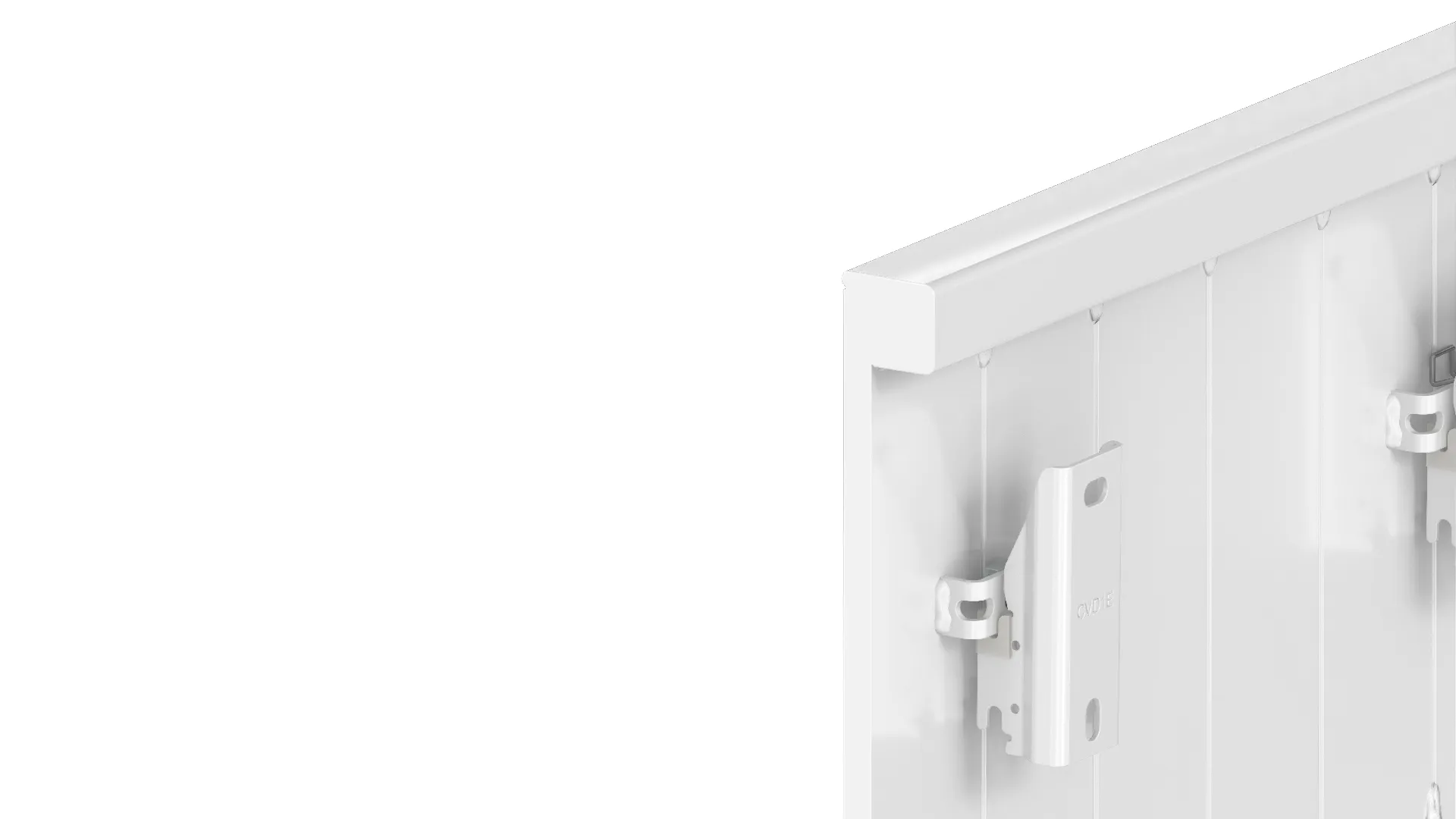 Zubehör Set CVDE, 9x CVD2E weiß RAL 9016