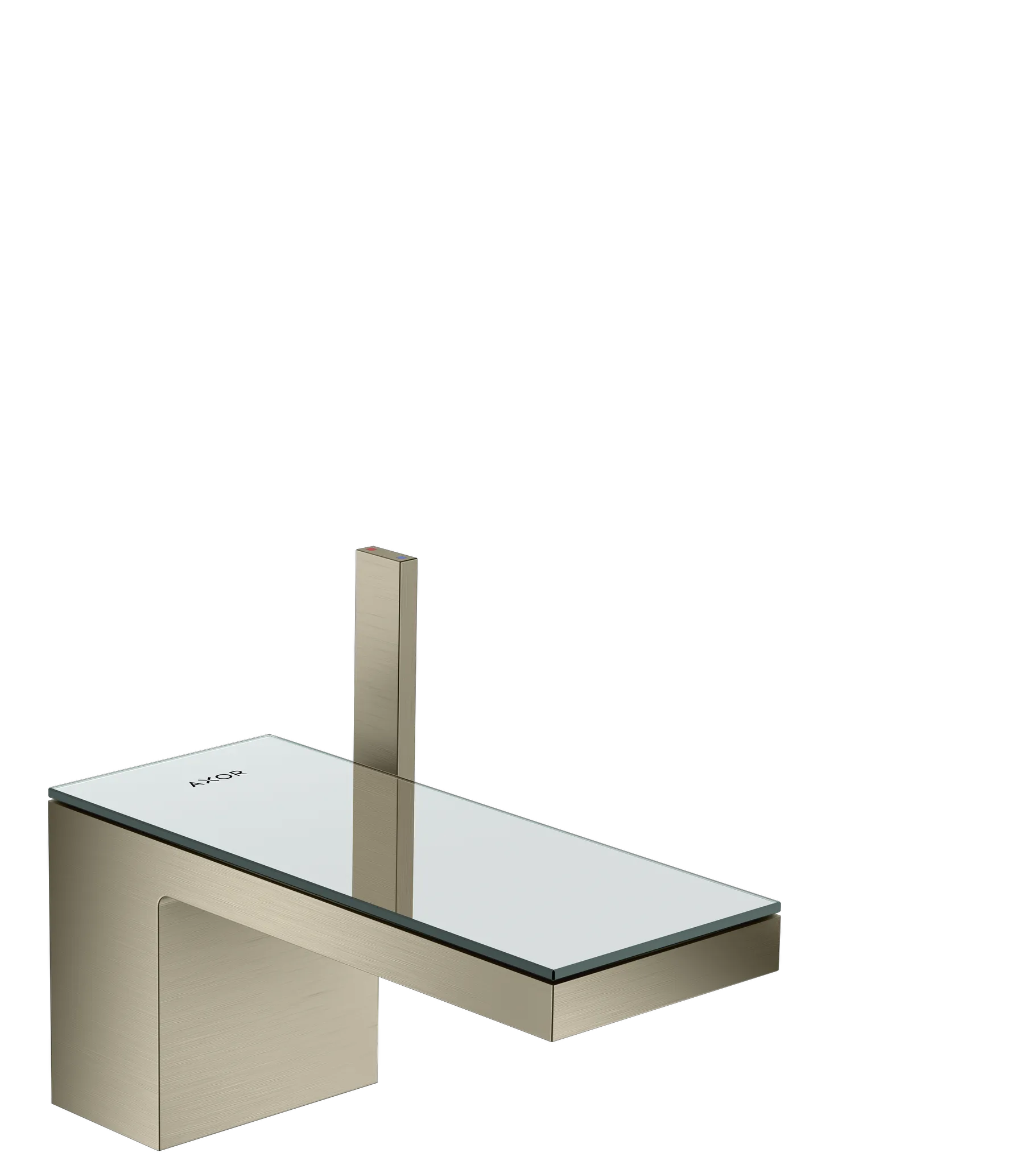 Hansgrohe AXOR MyEdition Mischer mit Platte 200 Glas, Spiegel Hansgrohe AXOR MyEdition Mischer mit Platte 200 Glas, Spiegel