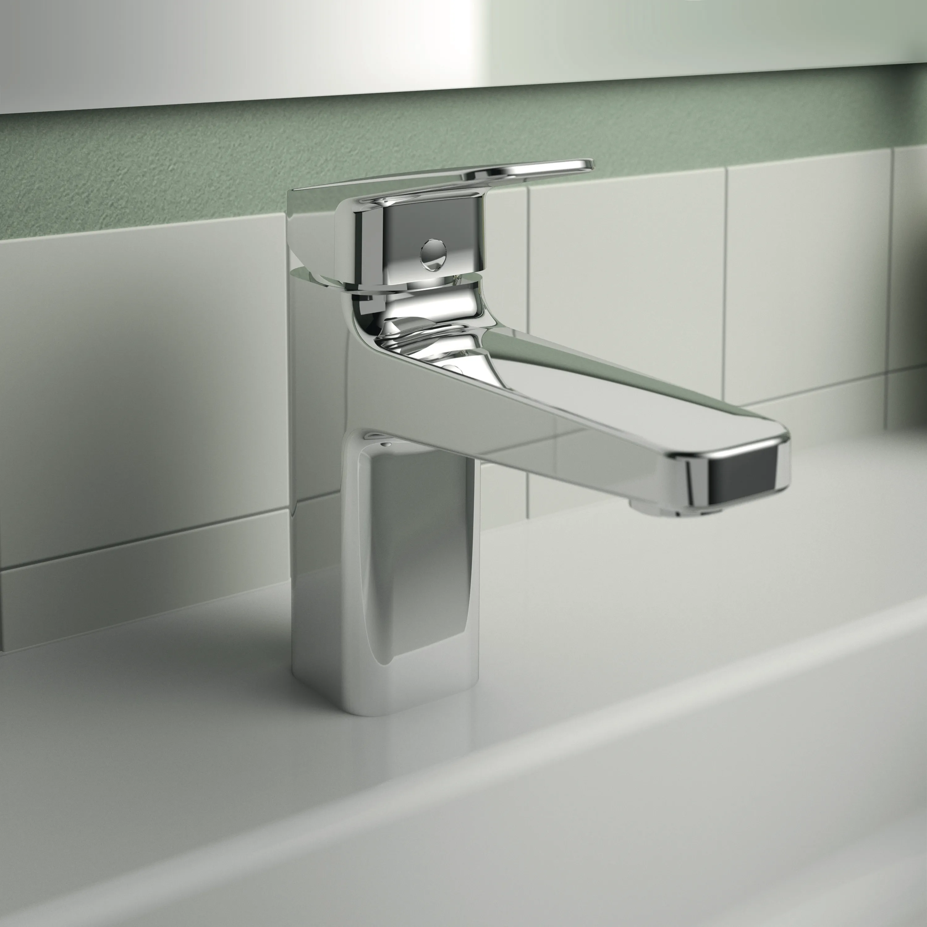 Ideal Standard Waschtischarmatur Ceraplan H90 mit Ablaufgarnitur BlueStart Chrom Ideal Standard Waschtischarmatur Ceraplan H90 mit Ablaufgarnitur BlueStart Chrom