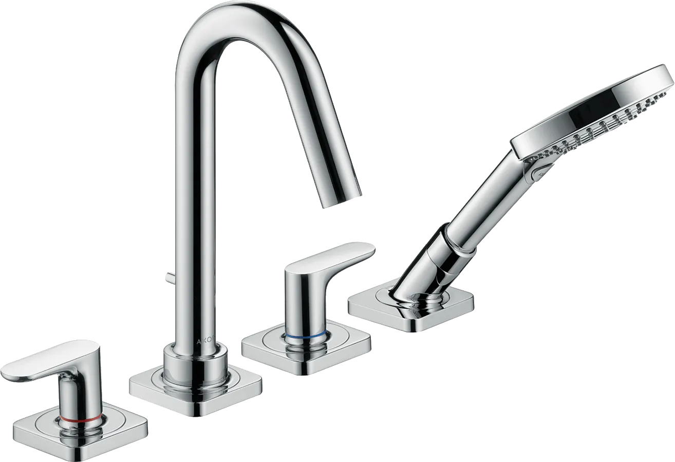 Hansgrohe AXOR Citterio M Mischer 4-Loch Wannenrandarmatur Chrom Hansgrohe AXOR Citterio M Mischer 4-Loch Wannenrandarmatur Chrom