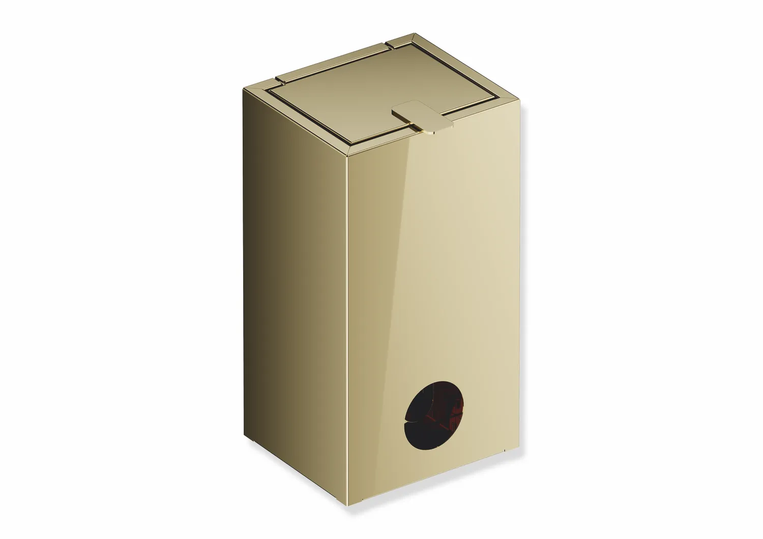 Hygienekombination, Edelstahl, PVD, Fassungsvermögen ca. 6 Liter, Breite 160 mm, Höhe 290 mm, Tiefe 140 mm, Wandmontage, in Farbe CK (Messing glänzend) Hygienekombination, Edelstahl, PVD, Fassungsvermögen ca. 6 Liter, Breite 160 mm, Höhe 290 mm, Tiefe 140 mm, Wandmontage, in Farbe CK (Messing glänzend)