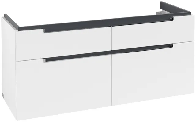 Villeroy & Boch Subway 2.0 Waschbeckenunterschrank A91710, 1287 x 590 x 449 mm, White Matt