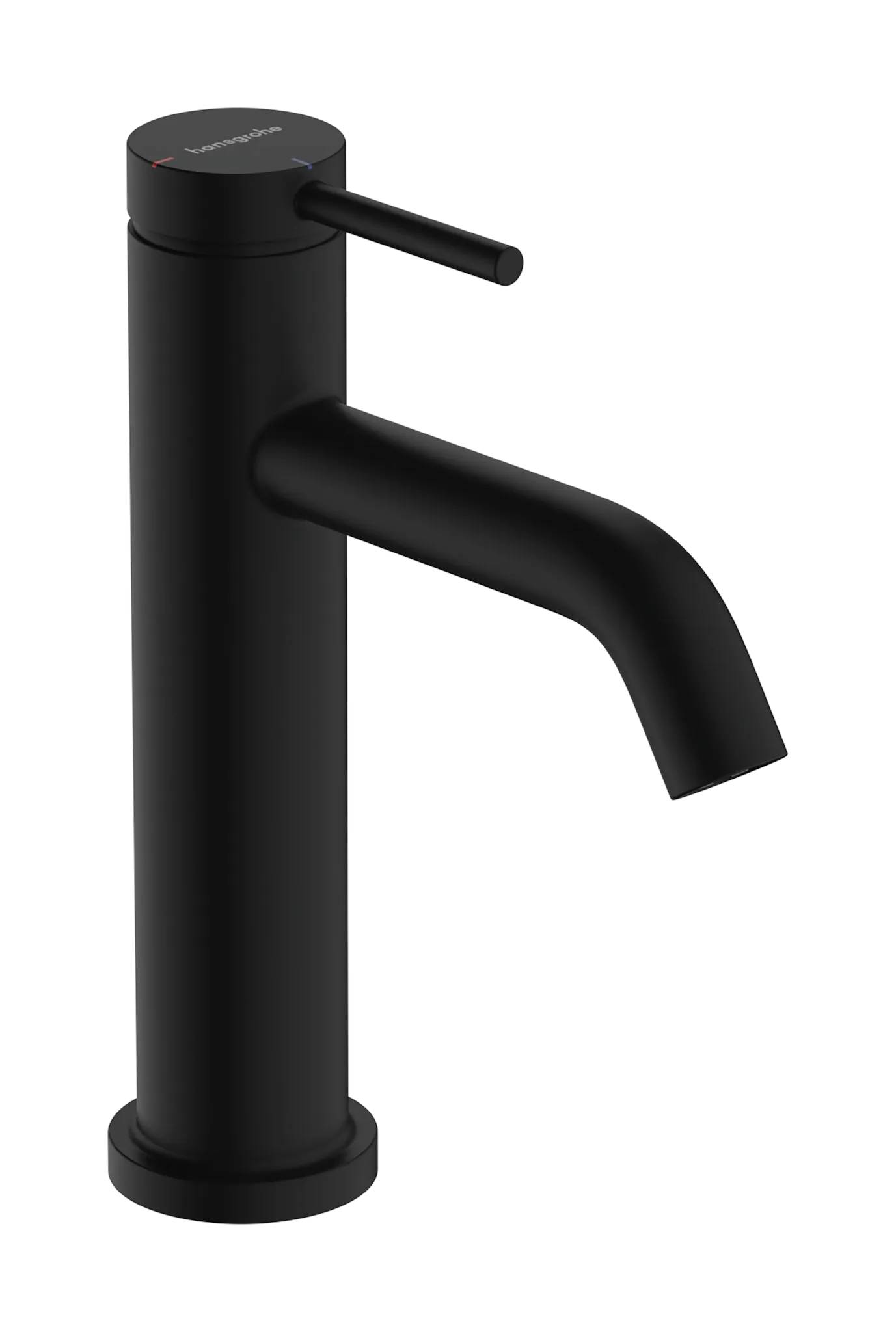 Hansgrohe Tecturis S Einhebel-Waschtischmischer 110 CoolStart mit Zugstangen-Ablaufgarnitur, Mattschwarz