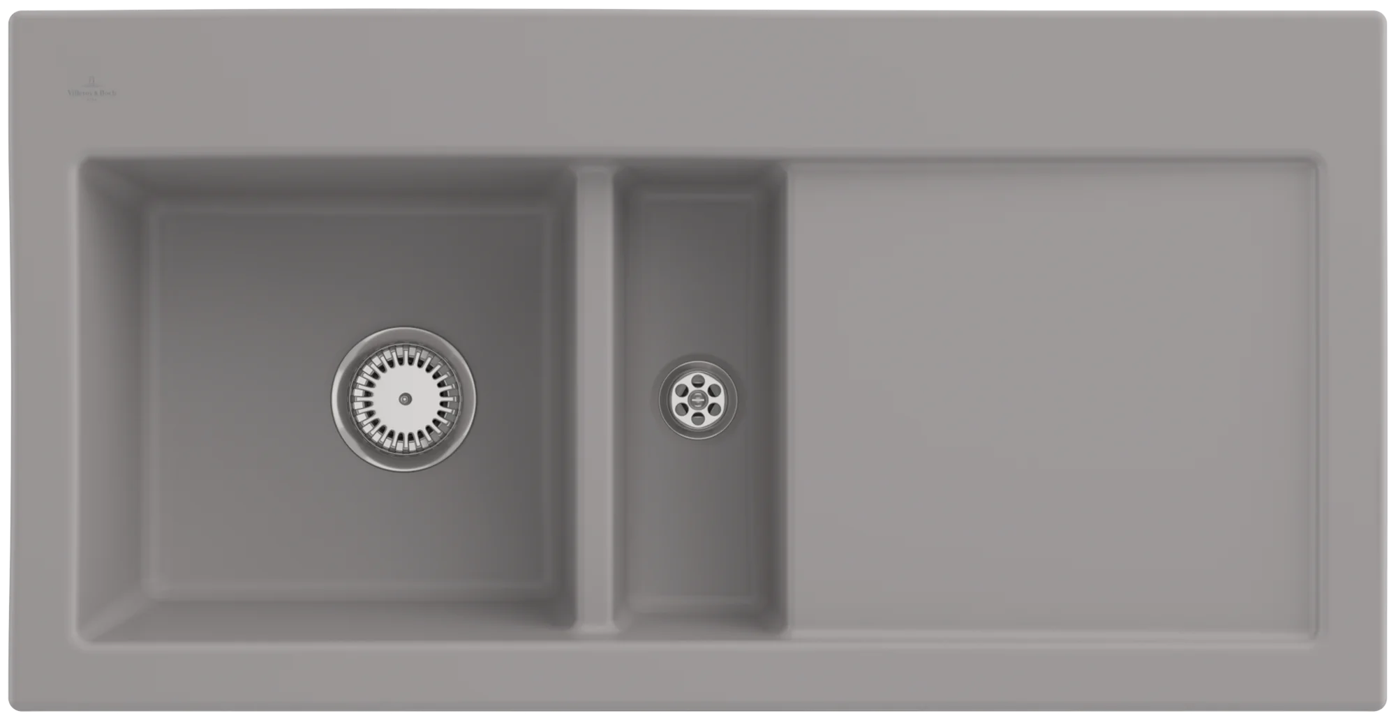 Villeroy & Boch Subway 60 Einbauspüle 1000x510mm Fossil CeramicPlus