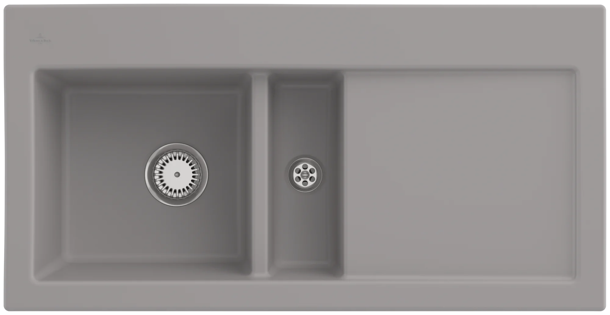 Villeroy & Boch Subway 60 Einbauspüle 1000x510mm Fossil CeramicPlus