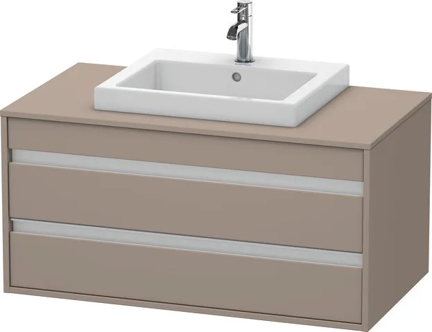 Duravit Waschtischunterschrank wandhängend „Ketho“ 100 × 49,6 × 55 cm Basalt Matt Duravit Waschtischunterschrank wandhängend „Ketho“ 100 × 49,6 × 55 cm Basalt Matt