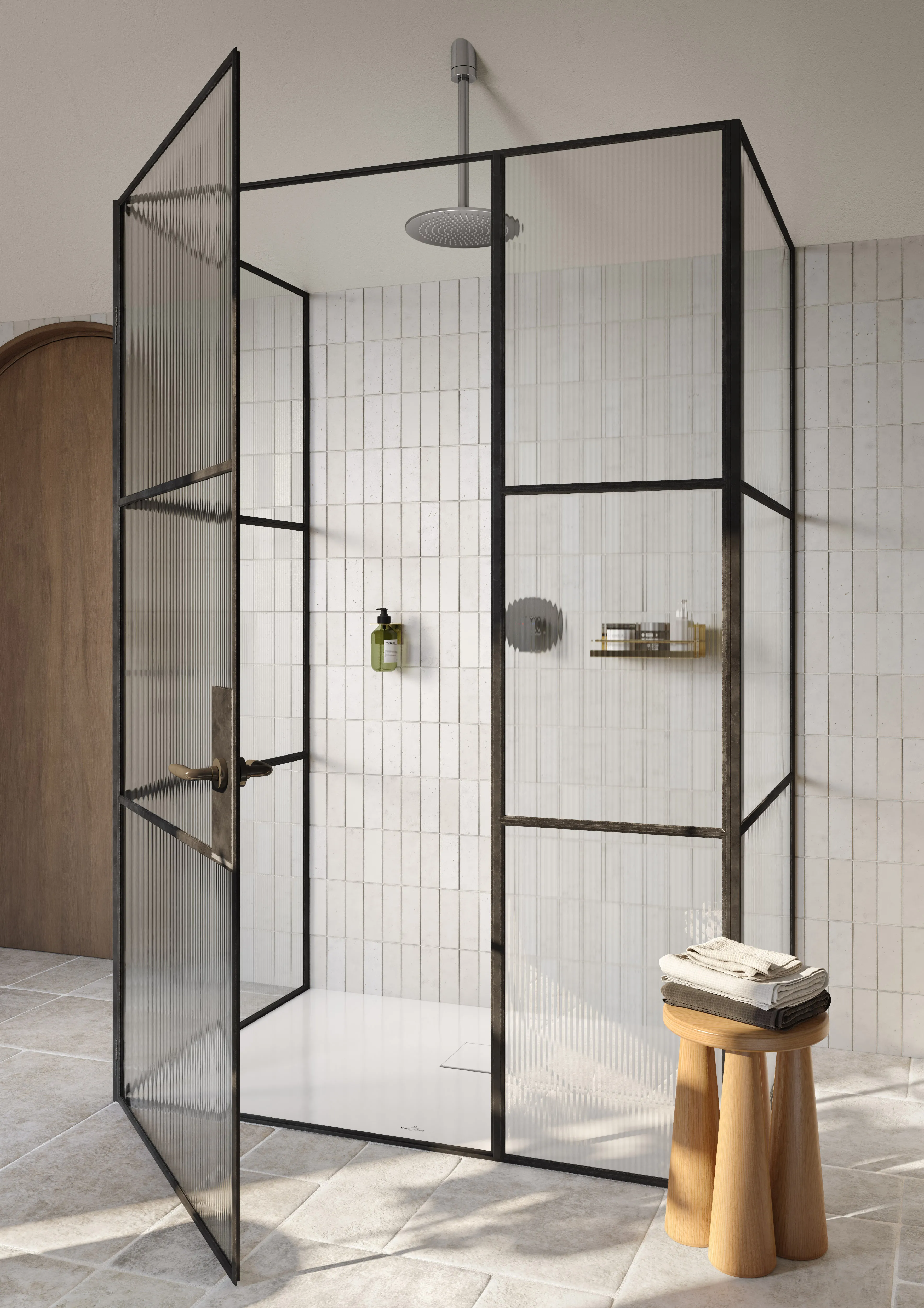 Villeroy & Boch rechteck Duschwanne „Squaro Infinity“ 120 × 80 cm