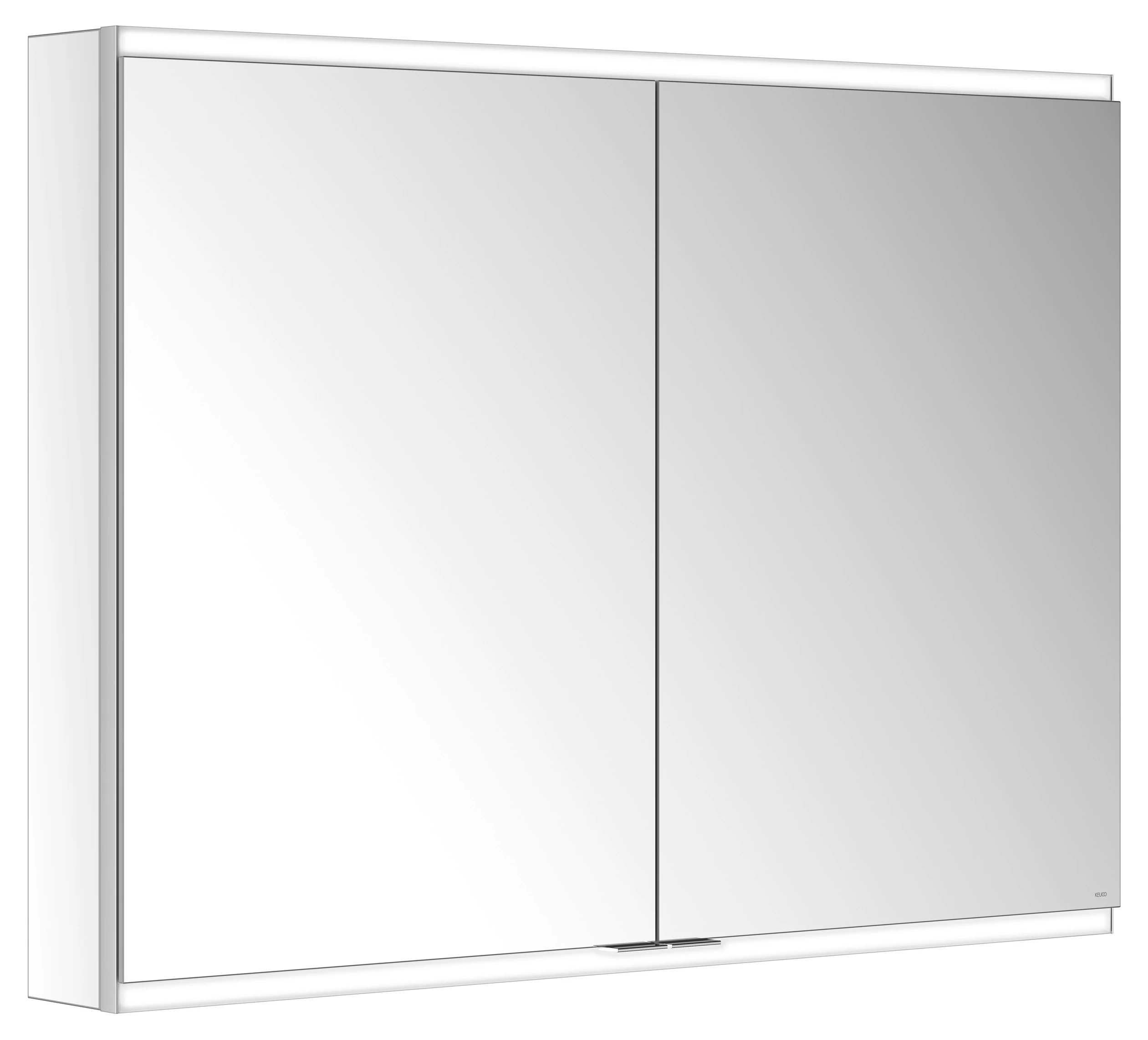 KEUCO Royal Modular 2.0 Spiegelschrank beleuchtet Wandvorbau silber-eloxiert 1000x700x120mm