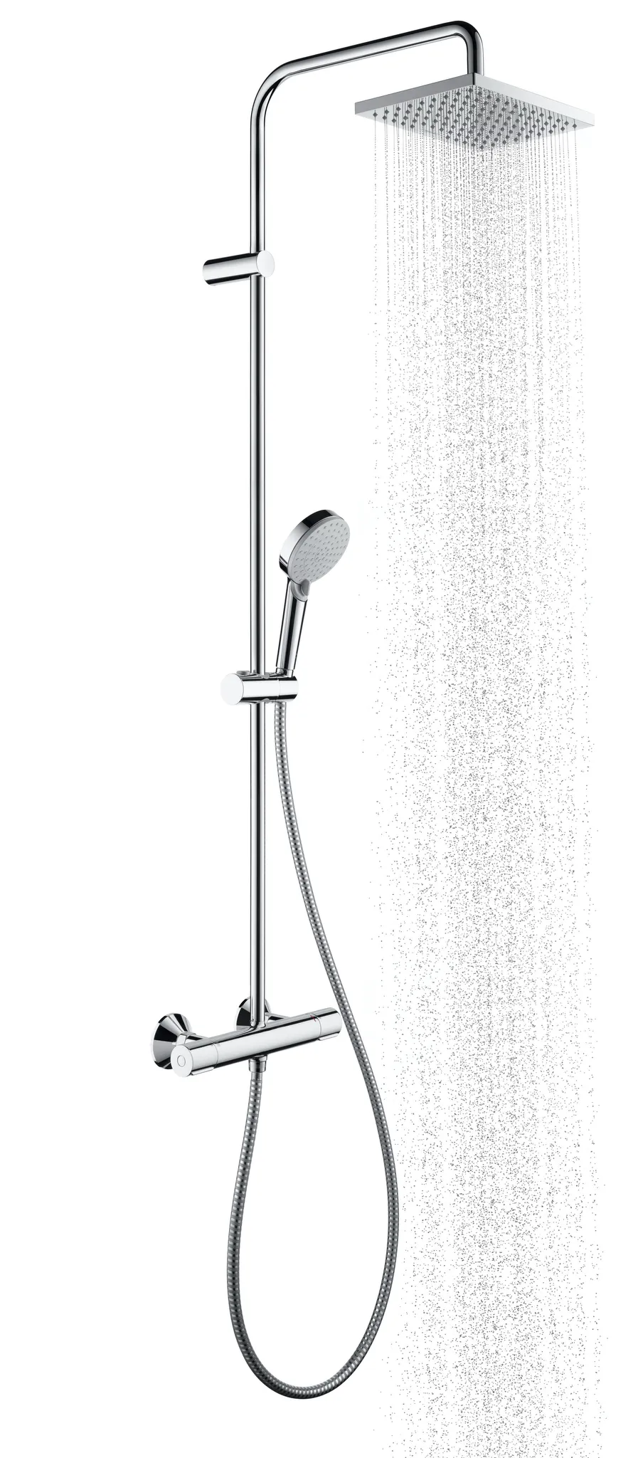 Hansgrohe Vernis Shape Showerpipe 230 1jet mit Thermostat, Chrom Hansgrohe Vernis Shape Showerpipe 230 1jet mit Thermostat, Chrom