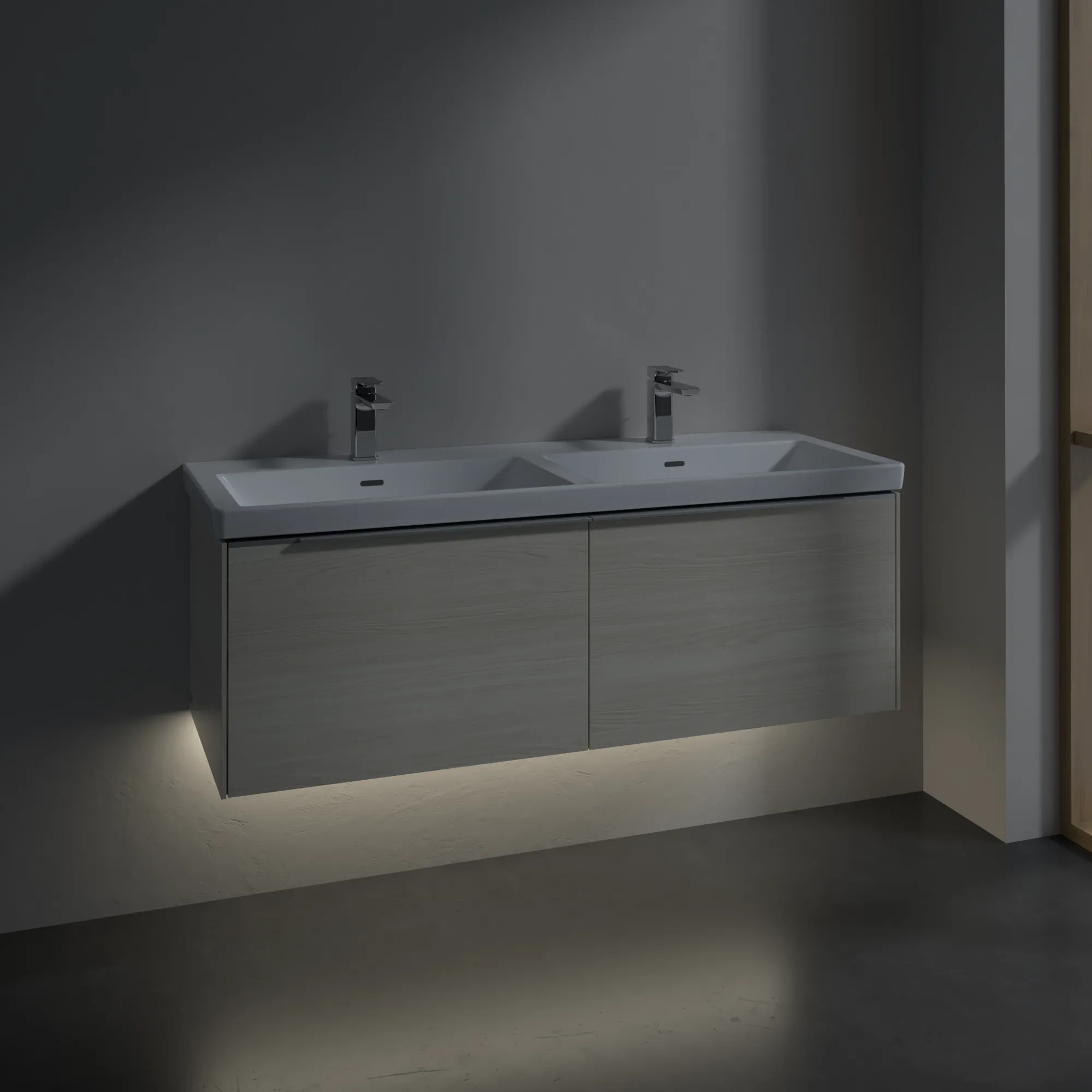 Villeroy & Boch Waschtischunterschrank „Subway 3.0“ für Schrank-Doppelwaschtisch 1272 × 429 × 478 mm White Oak, für links und rechts Villeroy & Boch Waschtischunterschrank „Subway 3.0“ für Schrank-Doppelwaschtisch 1272 × 429 × 478 mm White Oak, für links und rechts