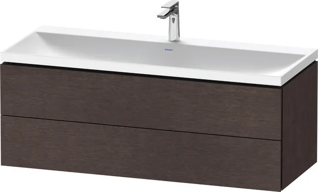 Duravit Möbelset c-shaped Set wandhängend wandhängend „L-Cube“ 120 × 48 × 48 cm