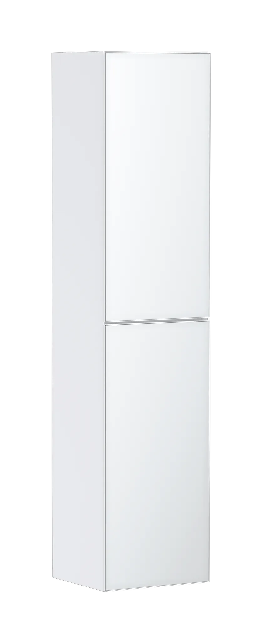 Hansgrohe Xevolos E Hochschrank Mattweiß 400⁄360, Türanschlag rechts, Oberfläche Front: Weiß Metallic Hansgrohe Xevolos E Hochschrank Mattweiß 400⁄360, Türanschlag rechts, Oberfläche Front: Weiß Metallic