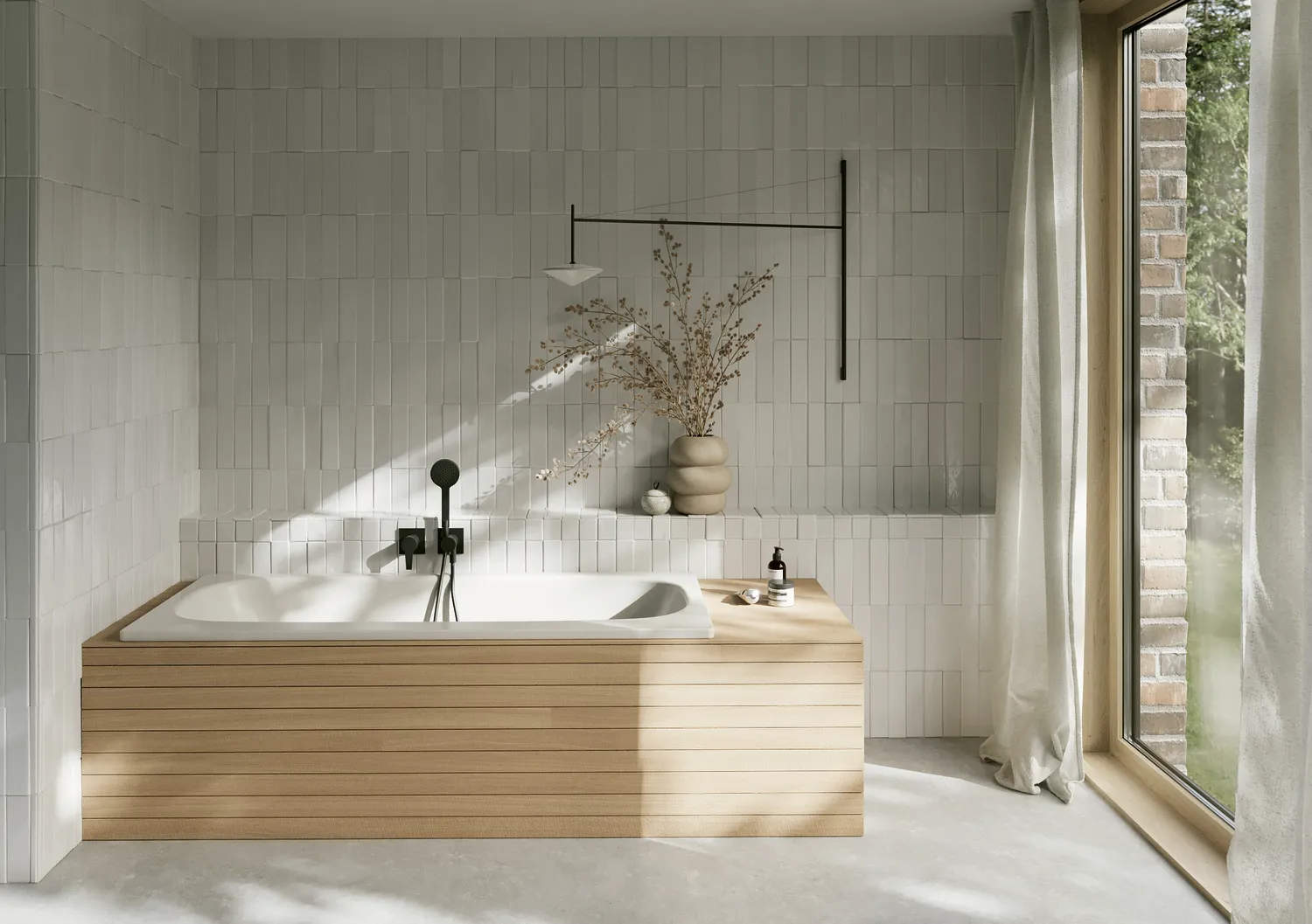 Bette BetteDuett Badewanne Rechteck 1700x800 mm Flax glasierter Titan-Stahl Einbau 2-Sitzer