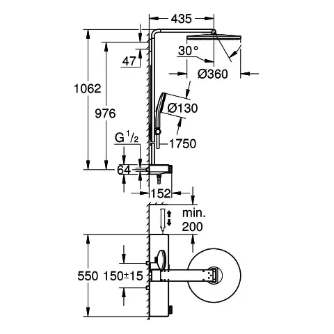 Grohe Duschsystem „Rainshower Aqua Pure“ Grohe Duschsystem „Rainshower Aqua Pure“