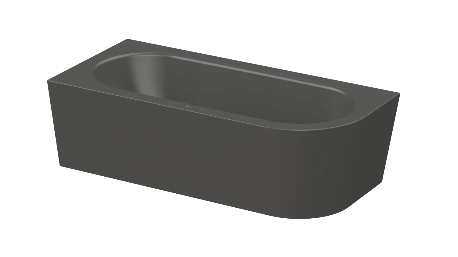 Bette rechteck Badewanne „BetteStarlet IV Silhouette“ 185 × 85 cm in Anthracite