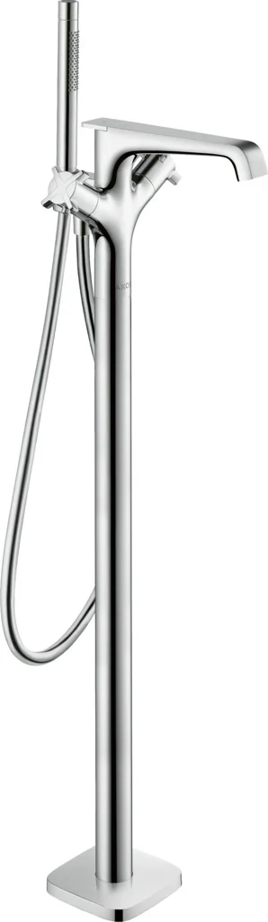 Hansgrohe AXOR Citterio E Wannenmischer bodenstehend Chrom, Ausladung 190 mm, 2 Verbraucher, Laminarstrahl, Rain/MonoRain, max. Durchfluss 19 l/min