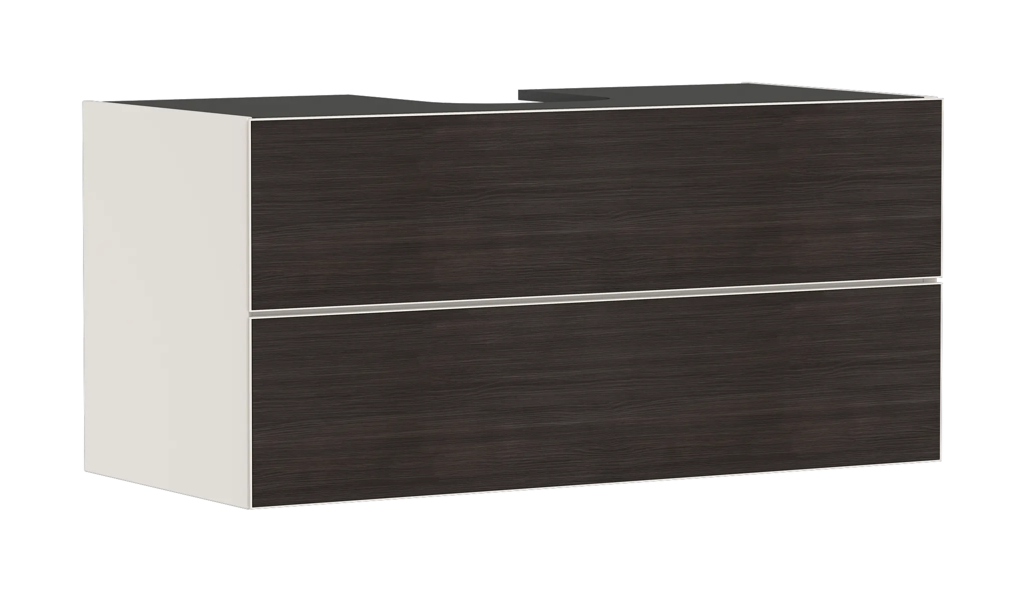 Xevolos E Waschtischunterschrank Sandbeige Matt 1180/550 mit 2 Schubkästen für Konsolen mit Aufsatzwaschtisch geschliffen Bronze Struktur Xevolos E Waschtischunterschrank Sandbeige Matt 1180/550 mit 2 Schubkästen für Konsolen mit Aufsatzwaschtisch geschliffen Bronze Struktur