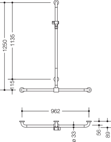 HEWI Haltegriff „Serie 801“