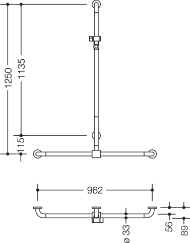 HEWI Haltegriff „Serie 801“ HEWI Haltegriff „Serie 801“