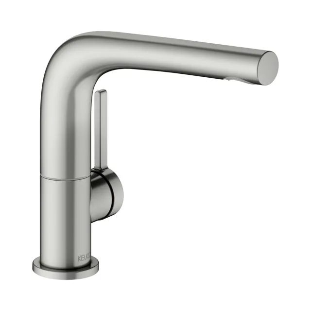 KEUCO EDITION 400 Einhebel-Waschtischmischer 150 schwenkbar Edelstahl-finish