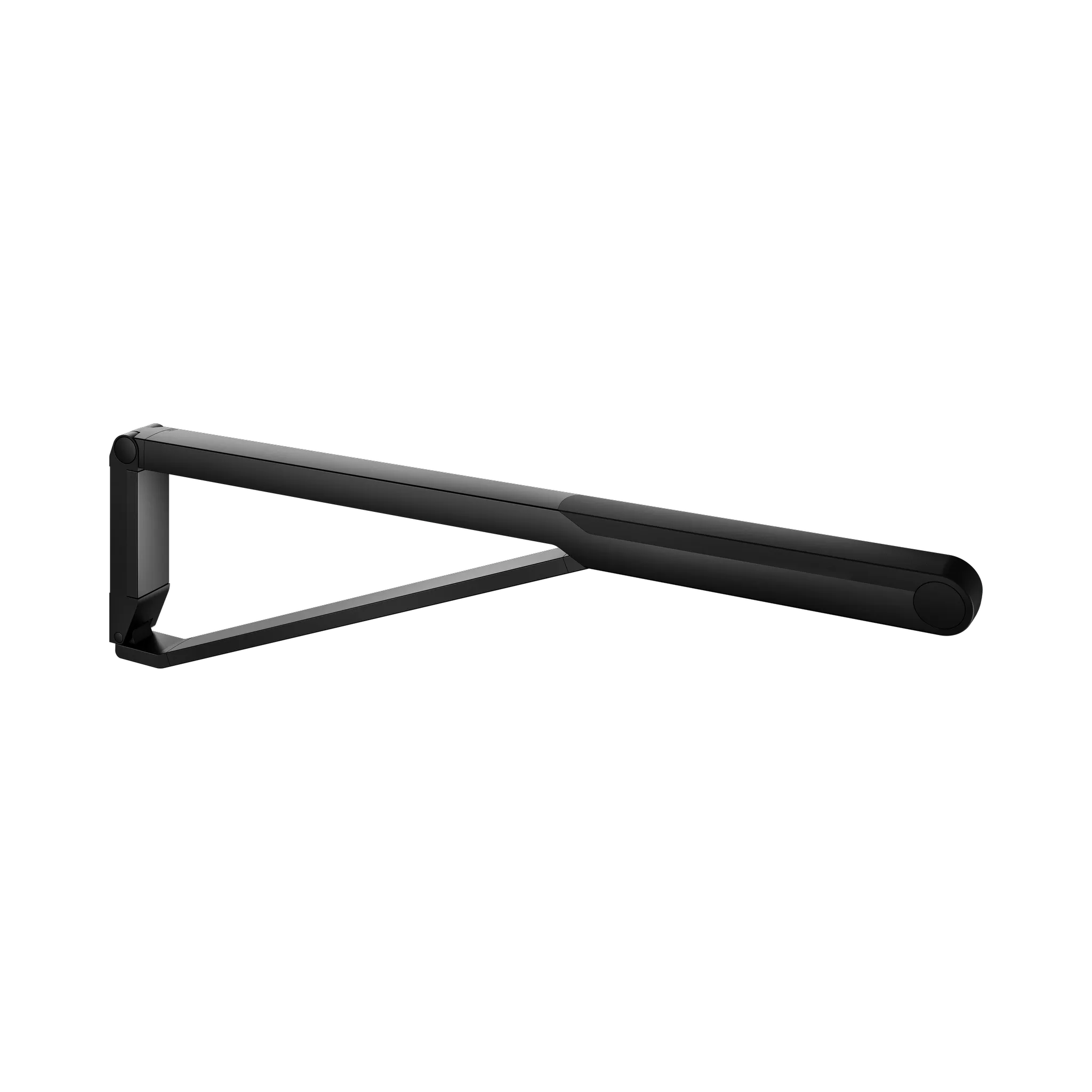 KEUCO AXESS Stützklappgriff WC 850 mm schwarz matt/schwarz