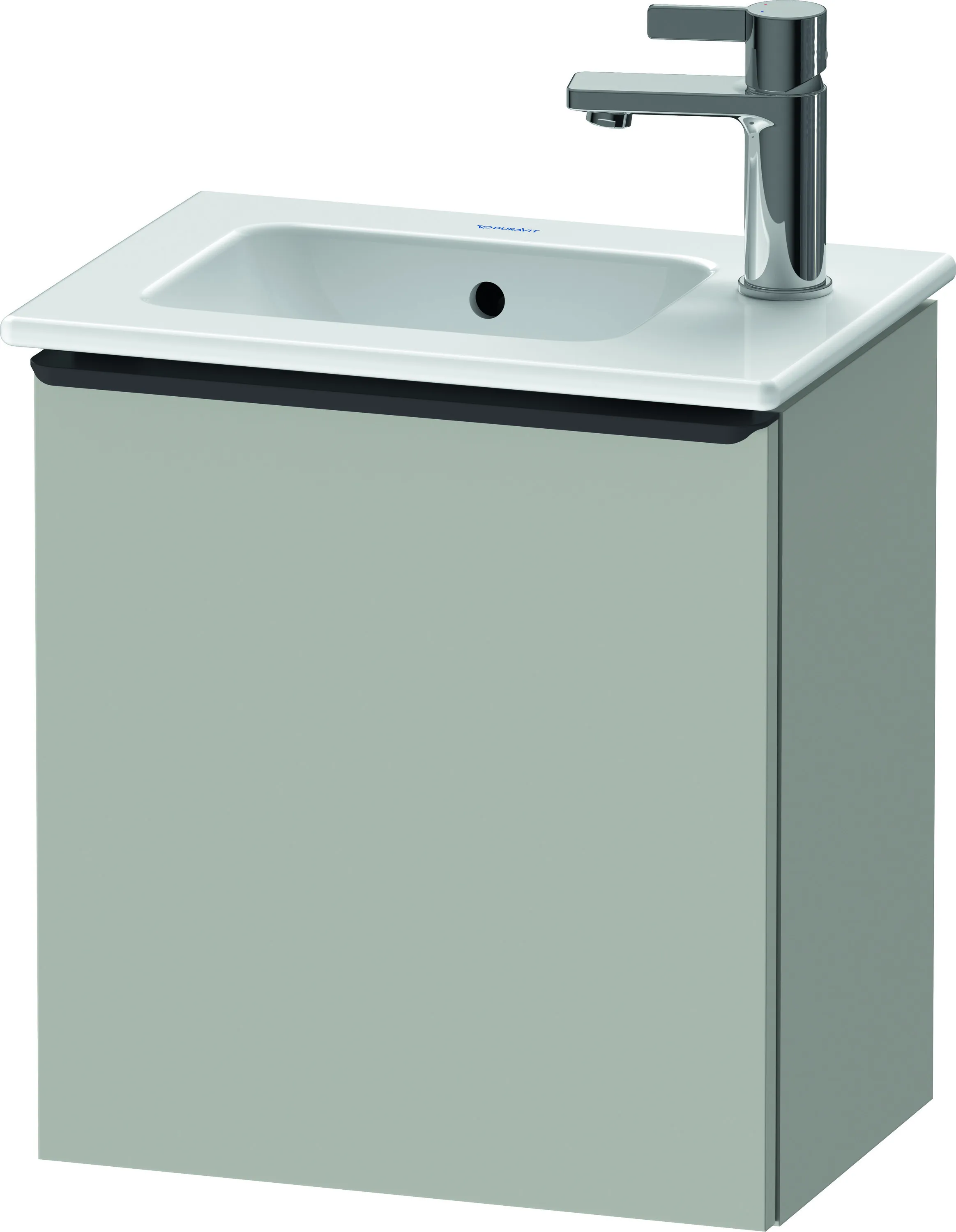 Duravit Waschtischunterschrank wandhängend „D-Neo“ 41 × 44 × 27,4 cm in Betongrau Matt