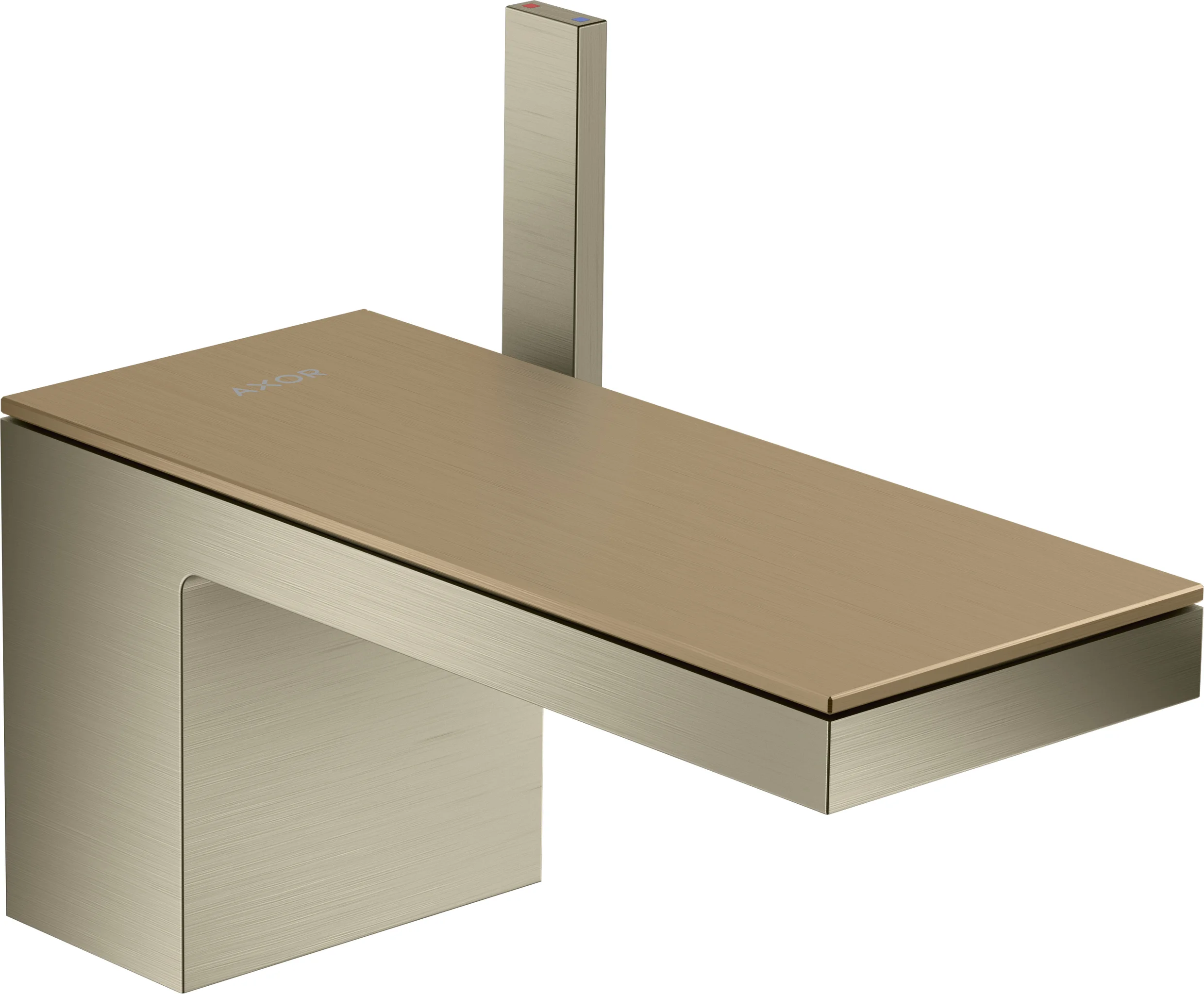Hansgrohe AXOR MyEdition Platte 200 mm Metall Brushed Bronze abnehmbar