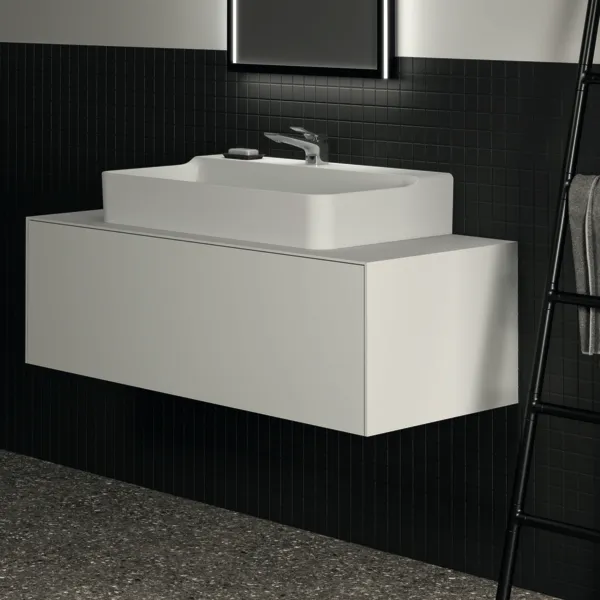 Ideal Standard Waschtischunterschrank „Conca“ 120,2 × 37 × 50,5 cm Weiß matt lackiert