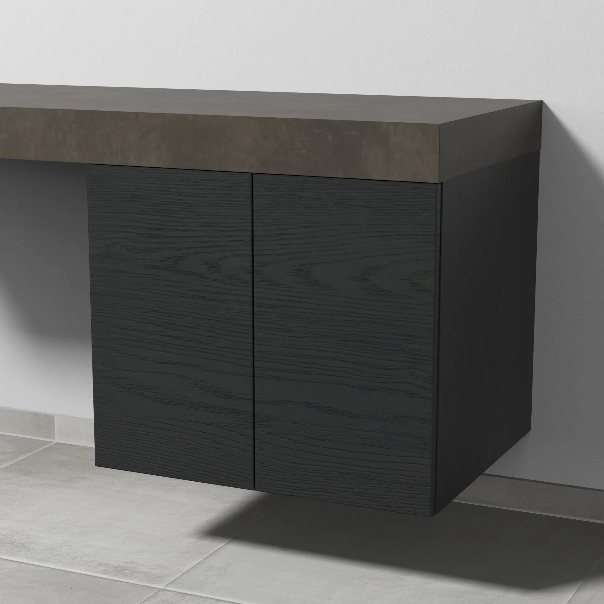 Sanipa Anbauschrank „2morrow“ 600 × 510 × 520 mm in Black Oak