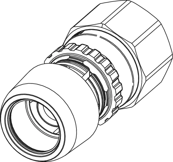 TECElogo-Ax Übergangsmuffe Dimension 20 × Rp 1/2″, Siliziumbronze TECElogo-Ax Übergangsmuffe Dimension 20 × Rp 1/2″, Siliziumbronze