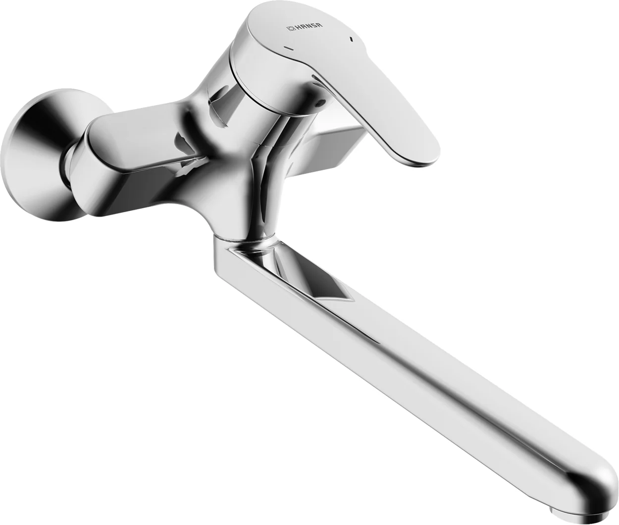 HansaMIX Waschtischarmatur, Einhebelmischer, Chrom, Ausladung 300 mm, DN15